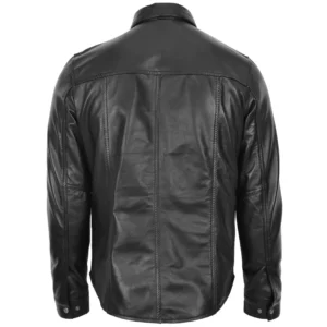 Mens Leather Shirt