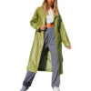 green long coat womens