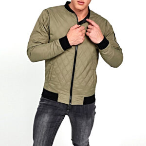 quilted bomber jacket