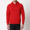Solid Red Raglan Hoodie