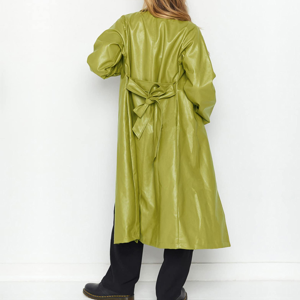 green long coat womens - Image 2