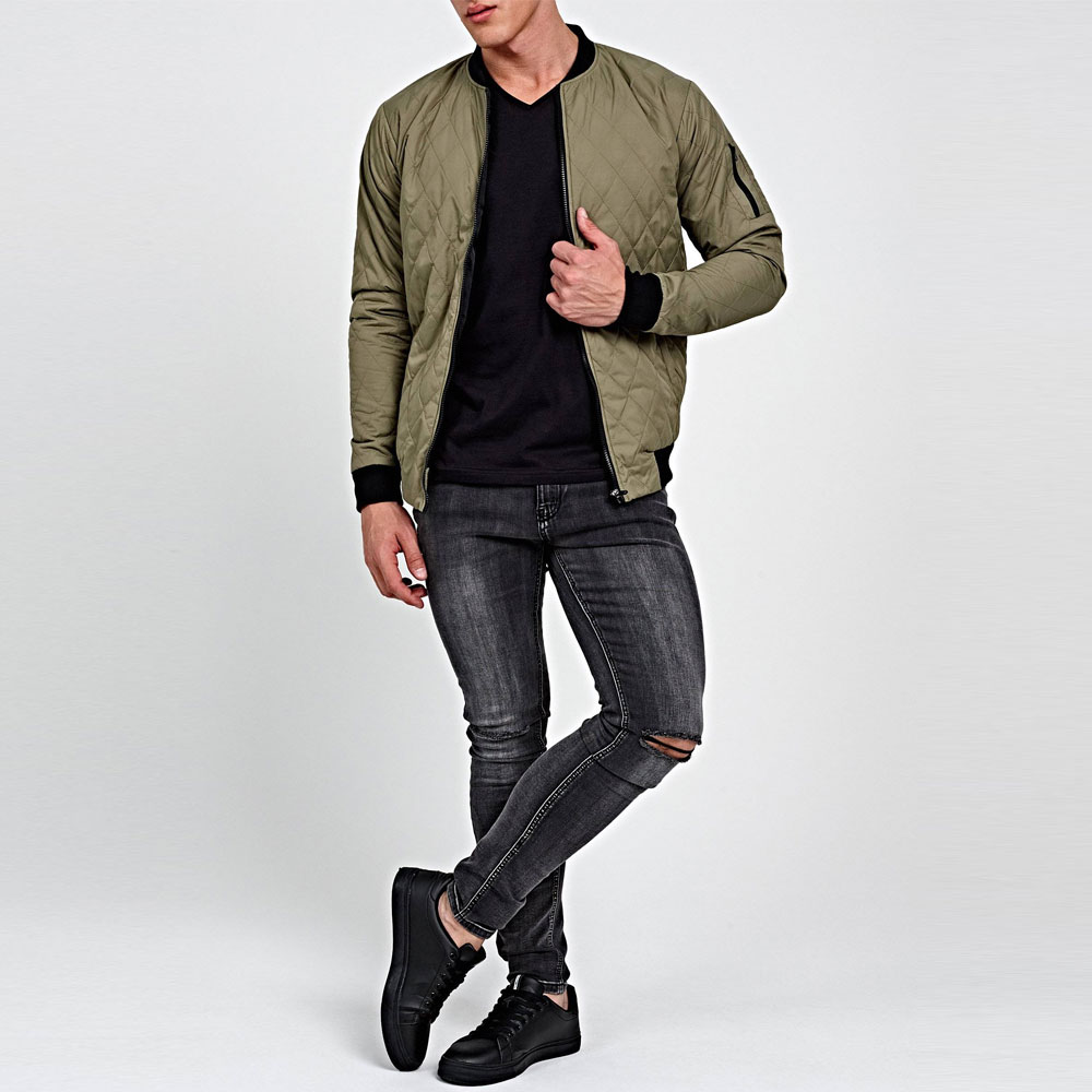 quilted bomber jacket - Image 2