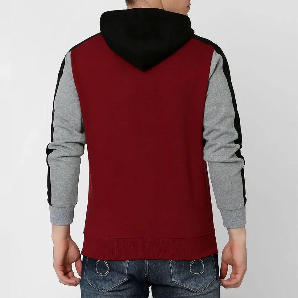 Men’s Color Block Hoodie - Image 3