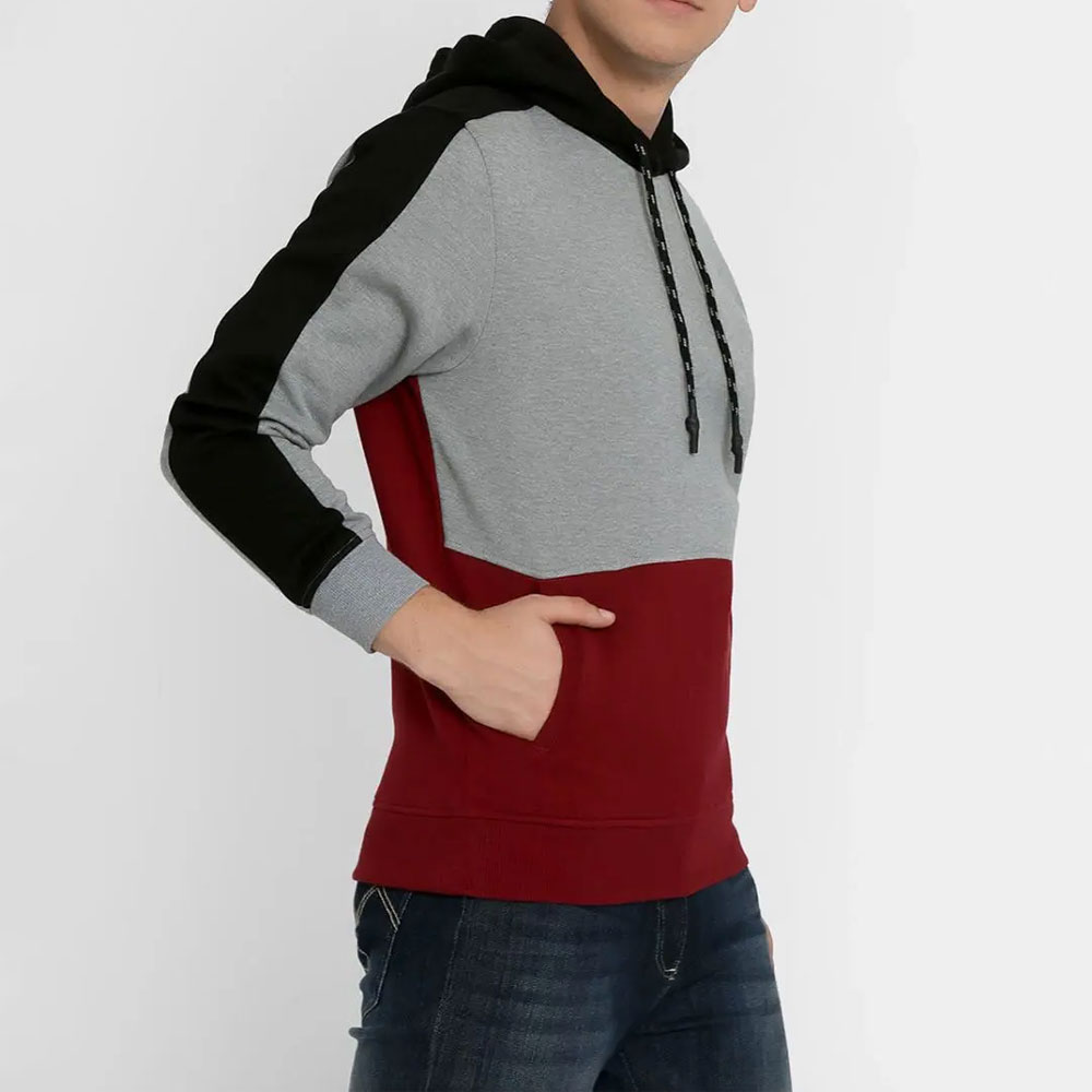 Men’s Color Block Hoodie - Image 4
