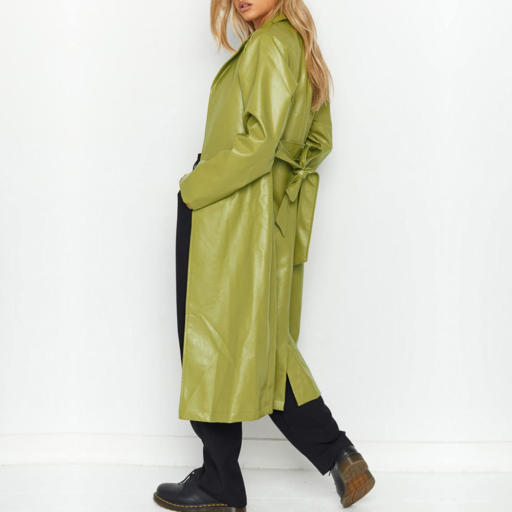 green long coat womens - Image 5