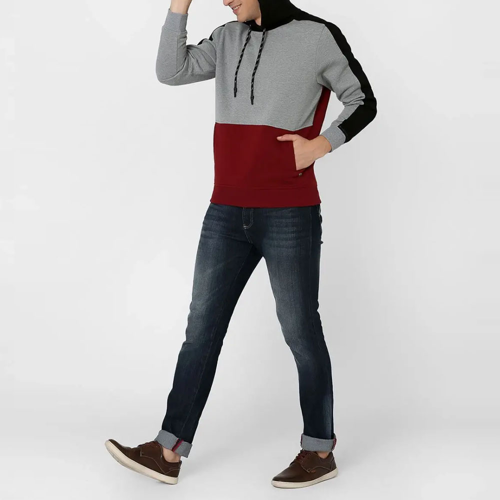 Men’s Color Block Hoodie - Image 5