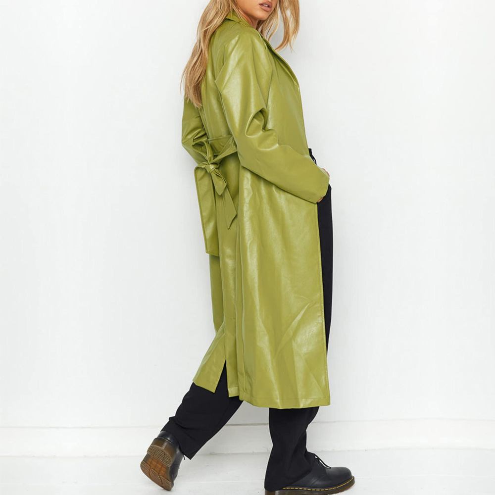 green long coat womens - Image 6