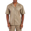 Shirt With Pocket Taupe Mens Shirts