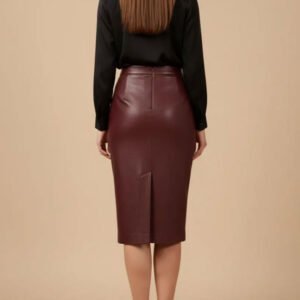 Vegan Leather Skirt