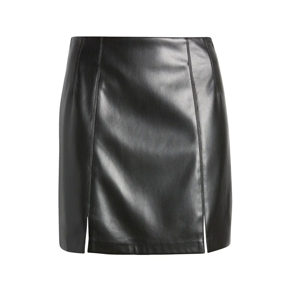 Women's Leather Skirt Hip High Waisted Stretchy - Image 6