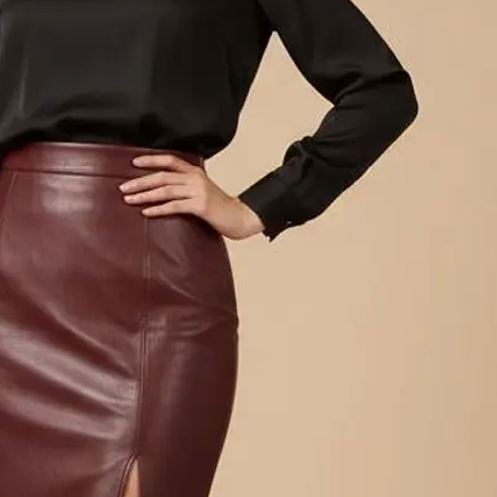 Vegan Leather Skirt