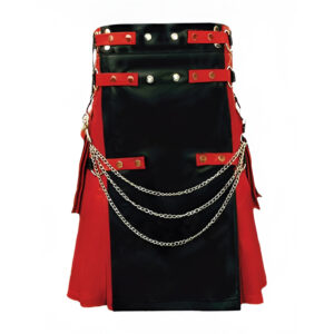 Women Leather Utility Kilts & Kilt Skirts