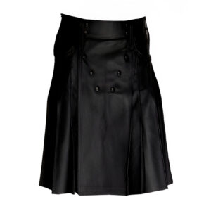 Fashionable Leather Kilt for Ladies