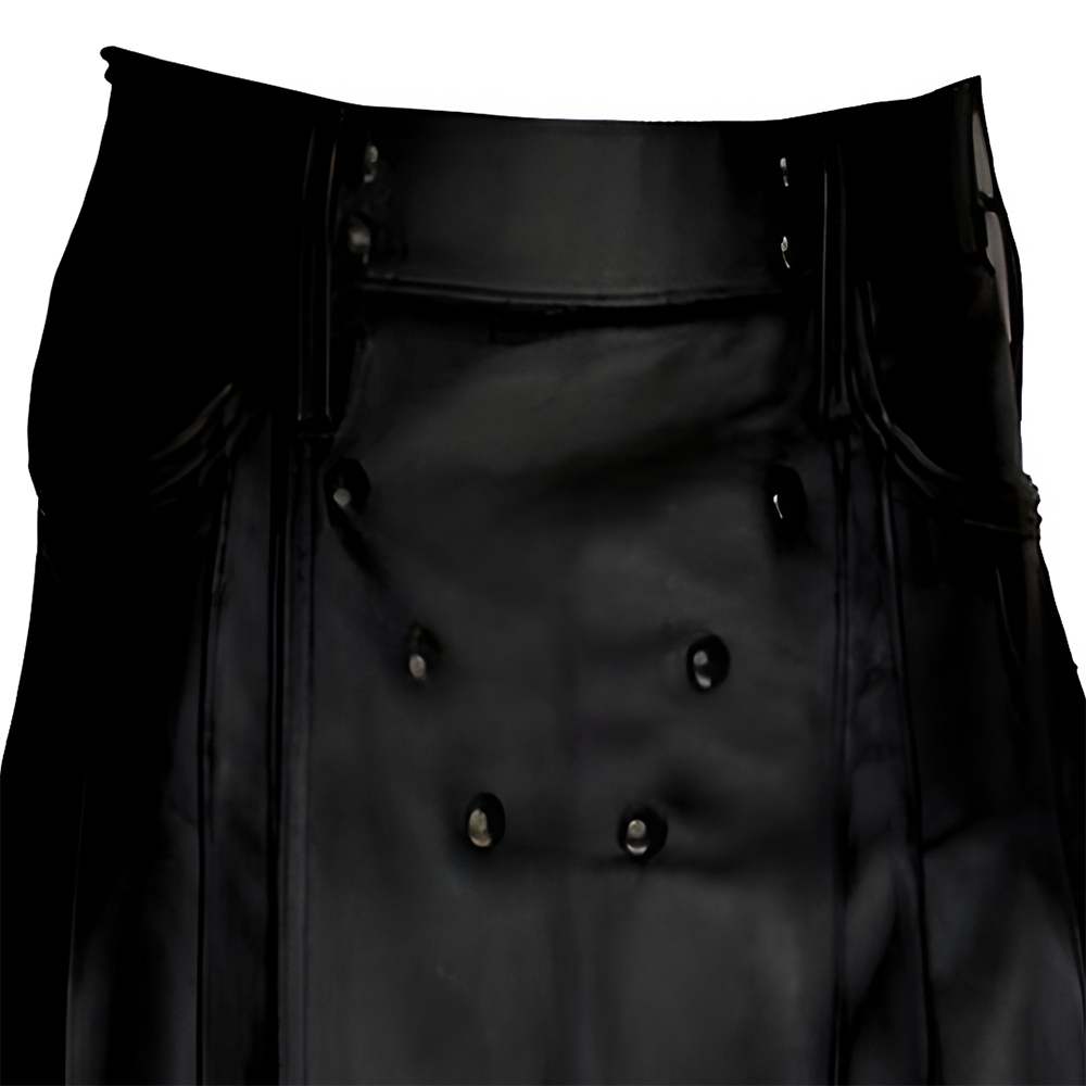 Fashionable Leather Kilt for Ladies - Image 2