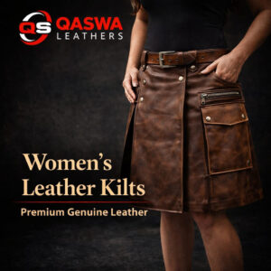 Women's Leather Kilts