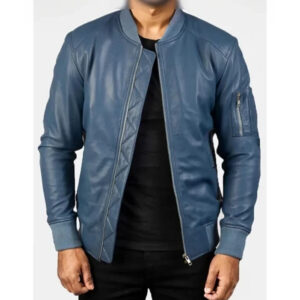 Men’s Urban Blue Bomber Jacket