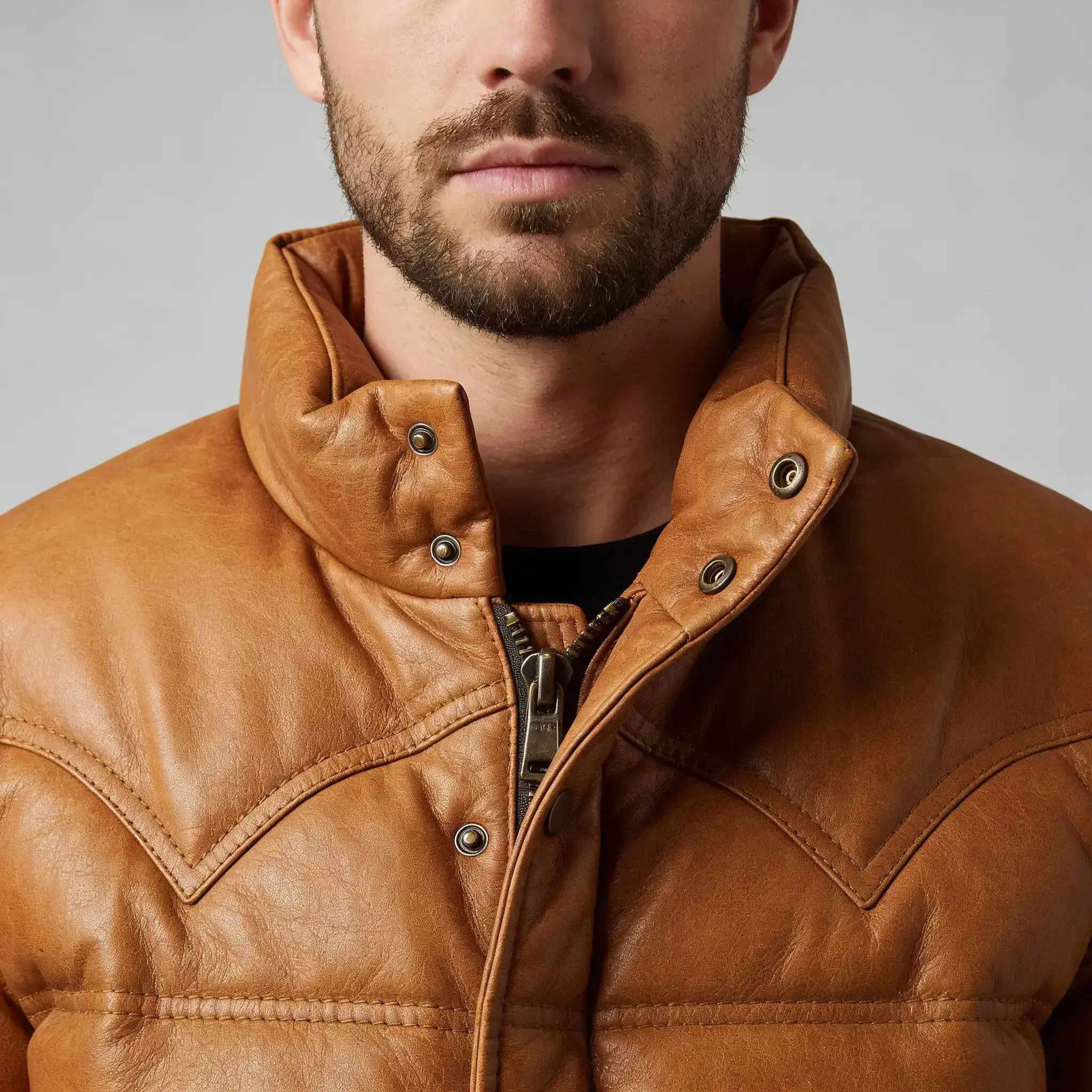 Brown Ridge Men’s Quilted Jacket - Image 3