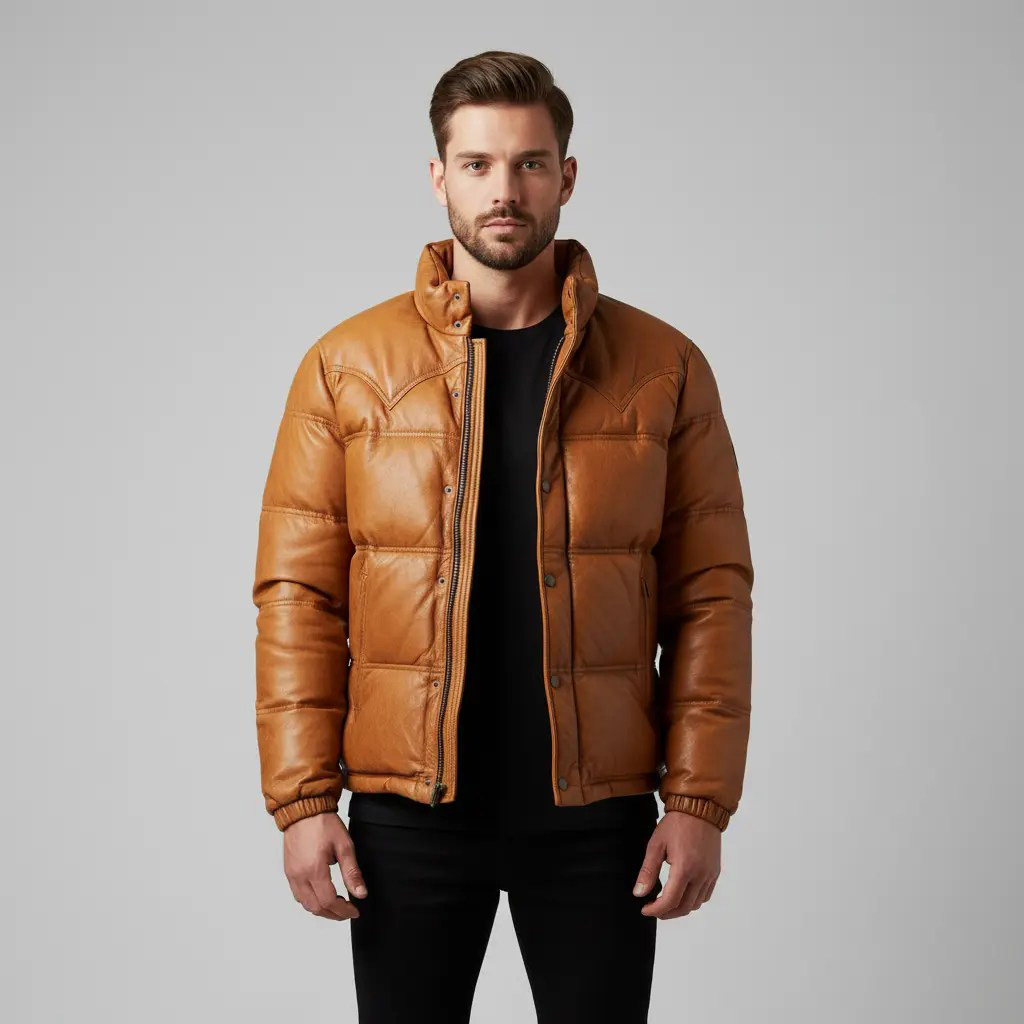 Brown Ridge Men’s Quilted Jacket - Image 2