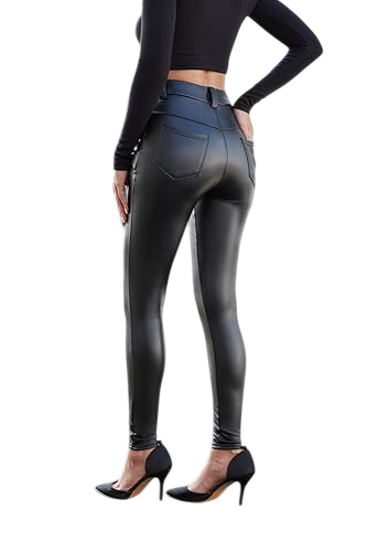 The Nocturne Noir Real skin Wide-Leg Pant - Image 2