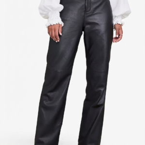 Women's Real Cowskin Leather Trouser