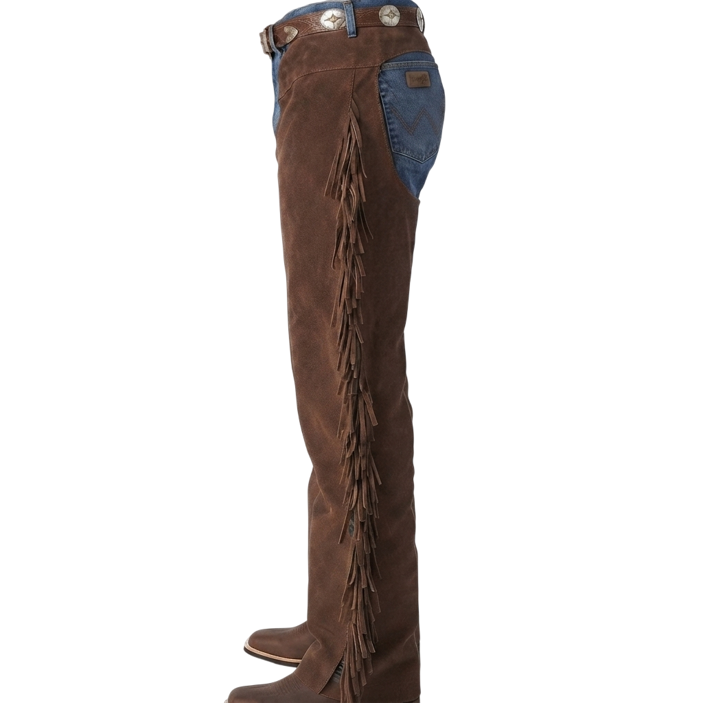 Artisan Real Leather Western Riding Chaps - Image 3