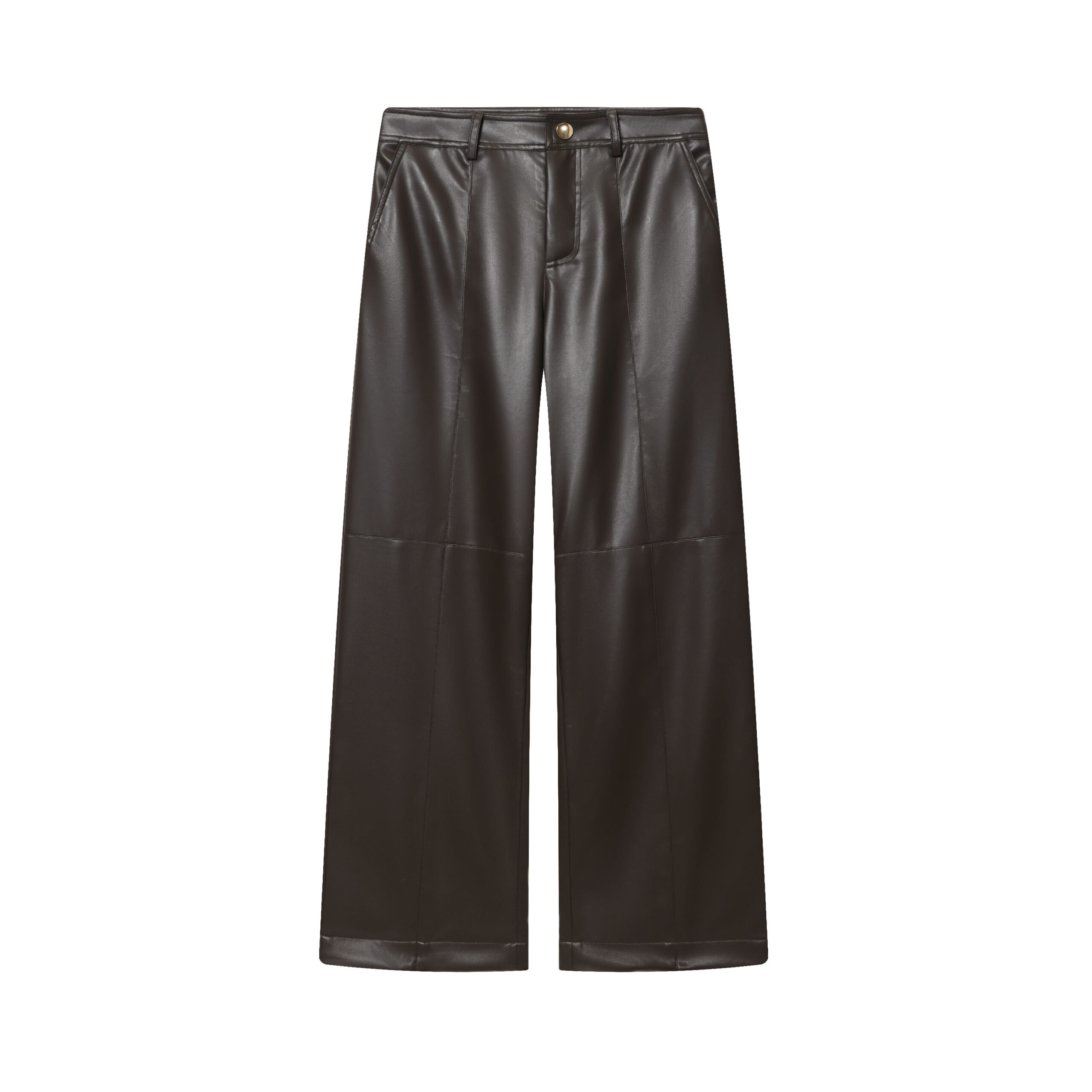 DARK BROWN WIDE LEG TROWSER